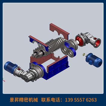 雙軸撕碎機機箱細節(jié)圖